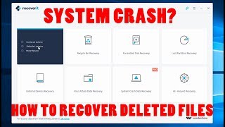 Recover Files from your Deleted or Formated Drives with this App Recoverit by Wondershare [upl. by Luapnhoj826]