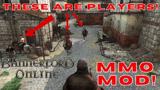 SEEING MY FIRST BIG BATTLE Bannerlord Online MMO Mod [upl. by Thorrlow334]