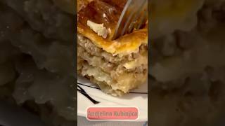 👌Burek je sa mesom 🎯 hrana food recipe cooking [upl. by Ailic]