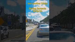 DrivingSarasota Friday 110624 2 accidents illegal right amp unsecured load dashcam driving [upl. by Ettenauq]