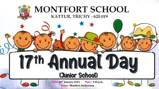 Montfort School 17th Annual Day Junior School [upl. by Auguste]