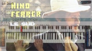 Nino Ferrer  Le Sud  TUTO Piano [upl. by Rudiger]