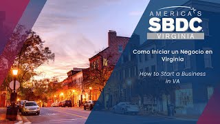 Como Iniciar un Negocio en Virginia How to Start a Business in VA [upl. by Egidius]