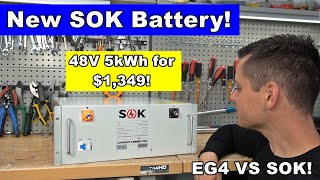 New SOK Battery Lowest Price 48V Battery 1349 for 5kWh [upl. by Bysshe234]