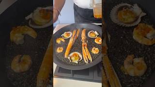 Arroz Negro con COSAS😍🔥 quelocuradebueno paella comida quecocinar cocina food [upl. by Murrell]