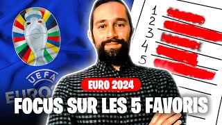 Euro 2024  Focus sur les 5 gros favoris  Analyse et pronostic foot [upl. by Asyral]