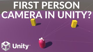 First Person Camera in Unity [upl. by Llertniuq]