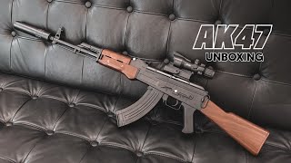 AK47 Gel Blaster Toy gun  gel blasters india  unboxing video [upl. by Acinoev]