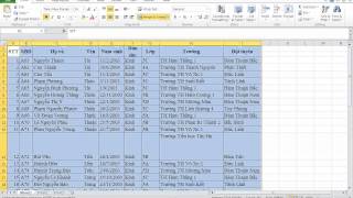 liên kết dữ liệu từ excel sang word dùng mail merge [upl. by Elleined]