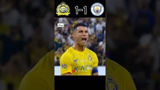 AL Nassr vs Man City UCL Final Penalty Shootout 🔥😱 ronaldo football shorts youtube [upl. by Tasia]