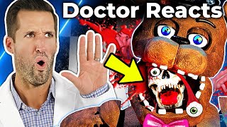 ER Doctor REACTS to Scariest Five Nights at Freddys FNAF Injuries [upl. by Romelle146]