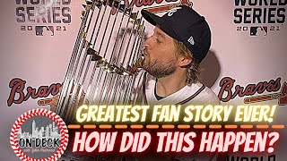 Meet Conner Norton The Greatest Fan Story Ever Behind the Scenes of the Braves World Series Party [upl. by Alecram681]