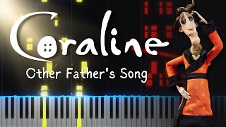 Coraline y la puerta secreta  Other Fathers Song for Coraline  Piano Tutorial [upl. by Tully]