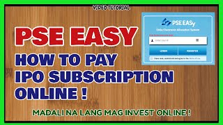 How to Pay in IPO REIT in PSE Easy  PSE EASY ONLINE PAYMENT PART 3 [upl. by Rawdan]