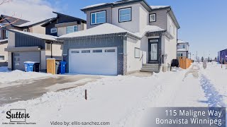 House for sale at 115 Maligne Way in Bonavista Winnipeg [upl. by Valerian]