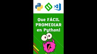 PROMEDIO de NOTAS en PYTHON ❤️ MUY FACIL  Aprender a Programar en python [upl. by Olette]