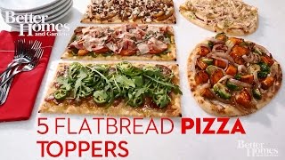 5 Flatbread Pizza Toppers [upl. by Hnahk716]