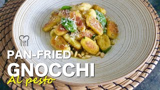 PanFried Gnocchi al pesto [upl. by Miriam]