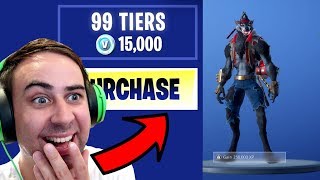 I Bought ALL 100 TIERS   Fortnite SEASON 6 BATTLE PASS UNLOCKED [upl. by Maxwell971]