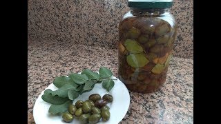 aceitunas partidas sin sosa aceitunaspartidas recetascaseras [upl. by Cirderf]