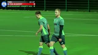 Stockport County FC U21s v FDA Academy 290118 [upl. by Nelyahs]