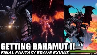 Getting Bahamut  The Strongest Esper Final Fantasy Brave Exvius  FFBE バハムート撃破 [upl. by Rella906]