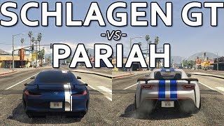 Benefactor Schlagen GT vs Ocelot Pariah  Which is Faster  GTA Online [upl. by Rowell]