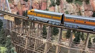 Rio Grande California Zephyr  Tennessee Pass on the Denver HO Model Railroad Club [upl. by Edgell]