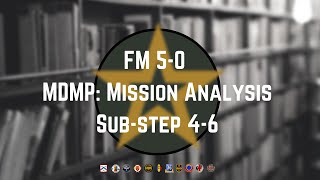 MDMP Mission Analysis Including substeps 46 [upl. by Pilif]