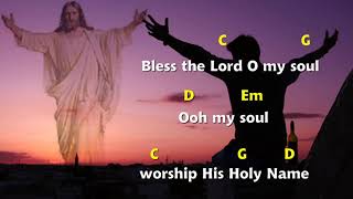 10000 REASONS LYRICS AND CHORDS Praise and Worship Time [upl. by Goddord]