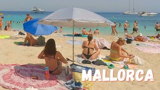 Beach walk  Playa de Illetes  Mallorca Spain  Summer 2023 [upl. by Vicki]