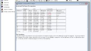 Multiple Correspondence Analysis MCA by Statgraphics [upl. by Akinnor]