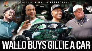 WALLO BUYS GILLIE A CUSTOM EAGLES CAR [upl. by Gorrian335]