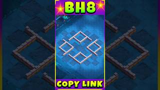 Builder Hall 8 base Copy Link clashofclans coc gaming [upl. by Vonny]