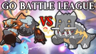 HEATRAN vs BASTIODON Great League [upl. by Eudoca]