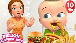 Learning Table Manners  BillionSurpriseToys Nursery Rhymes Kids Songs [upl. by O'Callaghan635]