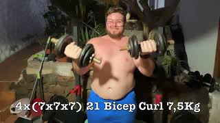 New Weight for Biceps  Training 127  Biceps Day [upl. by Alicul]