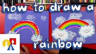 How To Draw A Rainbow for young artists [upl. by Emelun]