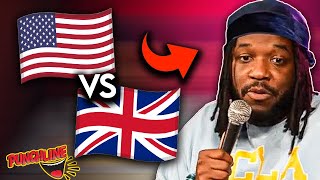 AMERICAN Stand Up Comedian Vs UK Crowd Tevin Everett On Comedy Virgins Live [upl. by Diraf]