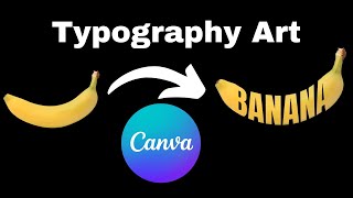 Typography Art on canva tutorial canva typography canvadesign easydesign typographyart [upl. by Fenn]