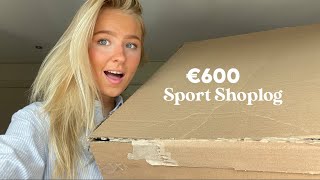 €600 SPORTKLEDING SHOPLOG 🛍 Danique Hosmar [upl. by Gaudette]