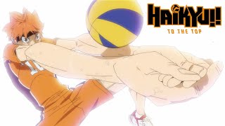 Hinata Receives  HAIKYU TO THE TOP [upl. by Otsuj420]