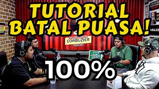 TUTORIAL BATALIN PUASA 🤣💯  RIGEN GJLS Deddy Corbuzier Podcast ❌ [upl. by Stilu129]