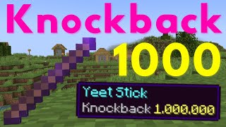 How To Get a KNOCKBACK 1000 STICK in Minecraft 121 [upl. by Ahsitaf]