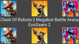 Clash Of Robots Vs Megabot Battle Arena Vs ExoGears 2  Gameplay HD [upl. by Anhej]