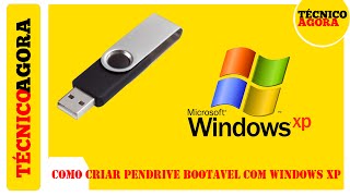 Como criar pendrive bootavel com instalação Windows XP  REFEITO [upl. by Cad]