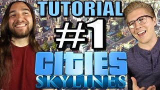 Cities Skylines  The Basics Tutorial  Part 1 Gameplay [upl. by Atsirc]