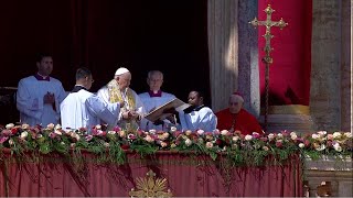 Easter Urbi et Orbi Blessing with Pope Francis 9 April 2023 HD [upl. by Eiramanna]