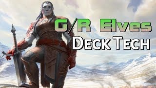 Mtg Budget Deck Tech GR Elves in Dominaria Standard [upl. by Eirena]