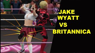 GLOW 1985 Jake Wyatt vs Britannica  No Holds Barred [upl. by Eliak]